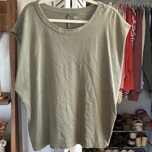 2/$10 Aerie Olive Muscle Tee